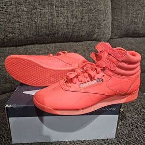 Reebok Bold Red High-Tops